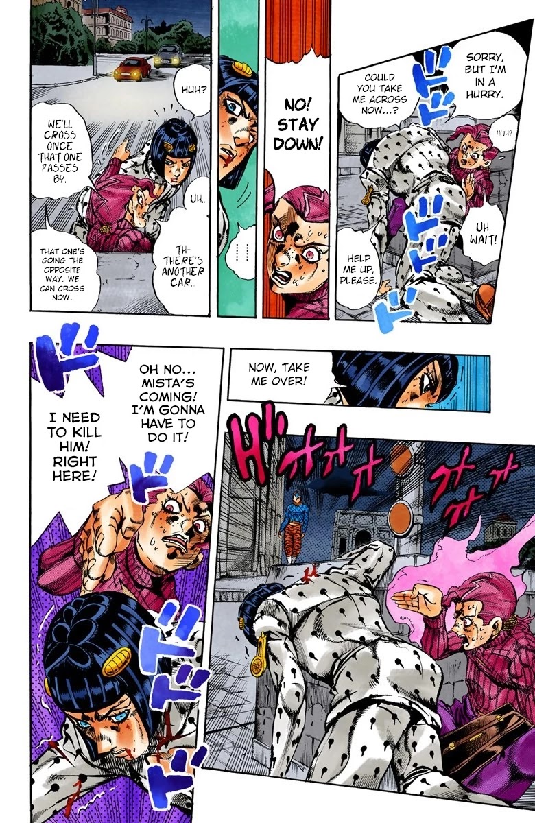 JoJo's Bizarre Adventure Part 5 - Vento Aureo (Official Colored) Chapter 129 page 10 - Chapter 129: His Name Is Diavolo Part 1