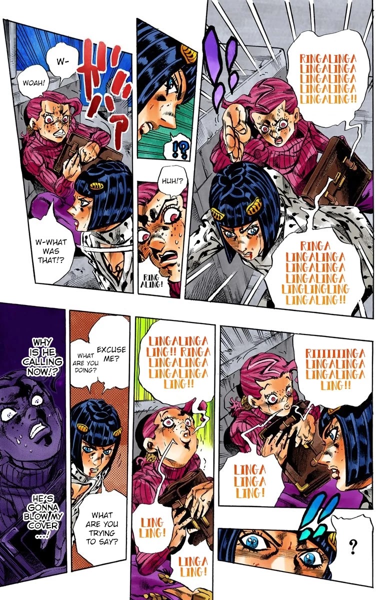 JoJo's Bizarre Adventure Part 5 - Vento Aureo (Official Colored) Chapter 129 page 11 - Chapter 129: His Name Is Diavolo Part 1