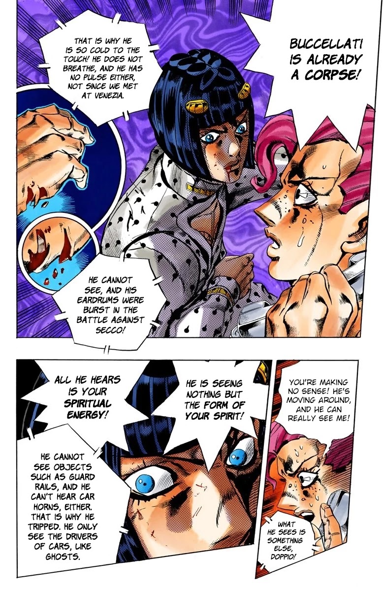 JoJo's Bizarre Adventure Part 5 - Vento Aureo (Official Colored) Chapter 129 page 14 - Chapter 129: His Name Is Diavolo Part 1