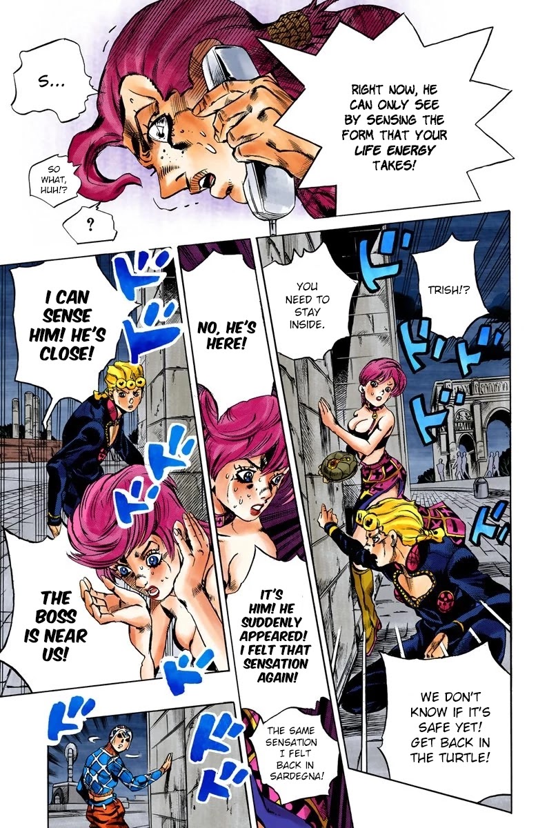 JoJo's Bizarre Adventure Part 5 - Vento Aureo (Official Colored) Chapter 129 page 15 - Chapter 129: His Name Is Diavolo Part 1
