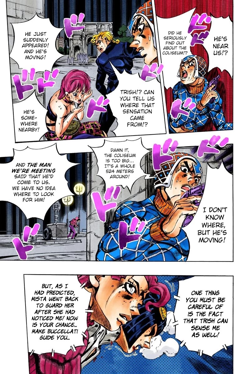 JoJo's Bizarre Adventure Part 5 - Vento Aureo (Official Colored) Chapter 129 page 18 - Chapter 129: His Name Is Diavolo Part 1