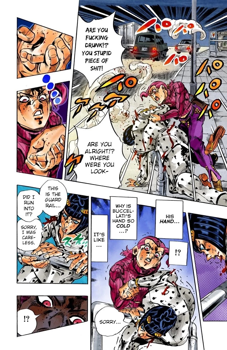 JoJo's Bizarre Adventure Part 5 - Vento Aureo (Official Colored) Chapter 129 page 3 - Chapter 129: His Name Is Diavolo Part 1