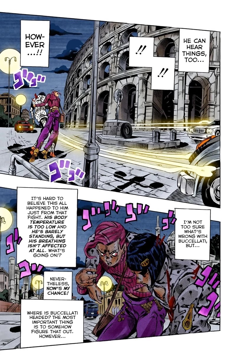 JoJo's Bizarre Adventure Part 5 - Vento Aureo (Official Colored) Chapter 129 page 6 - Chapter 129: His Name Is Diavolo Part 1