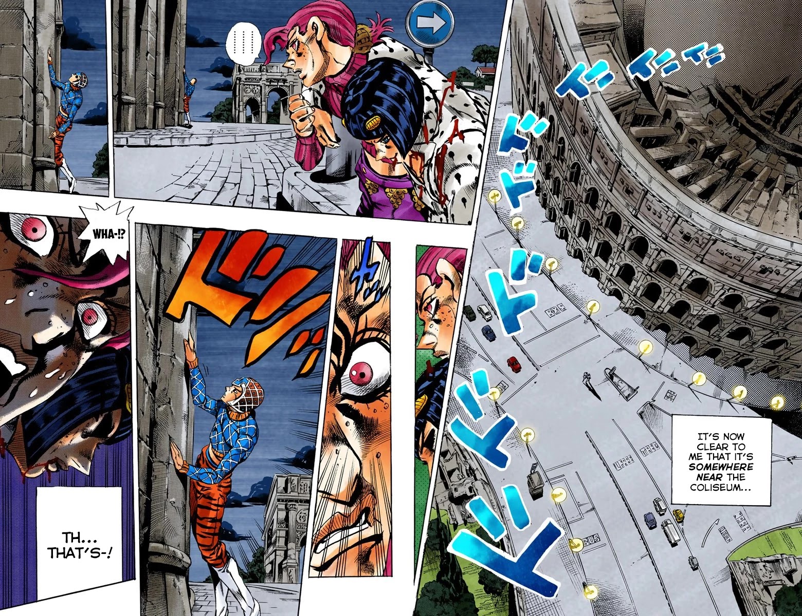 JoJo's Bizarre Adventure Part 5 - Vento Aureo (Official Colored) Chapter 129 page 7 - Chapter 129: His Name Is Diavolo Part 1
