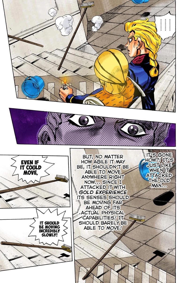 JoJo's Bizarre Adventure Part 5 - Vento Aureo (Official Colored) Chapter 13 page 10 - Chapter 13: Entering the Gang Part 3