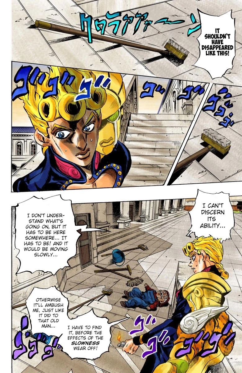 JoJo's Bizarre Adventure Part 5 - Vento Aureo (Official Colored) Chapter 13 page 11 - Chapter 13: Entering the Gang Part 3