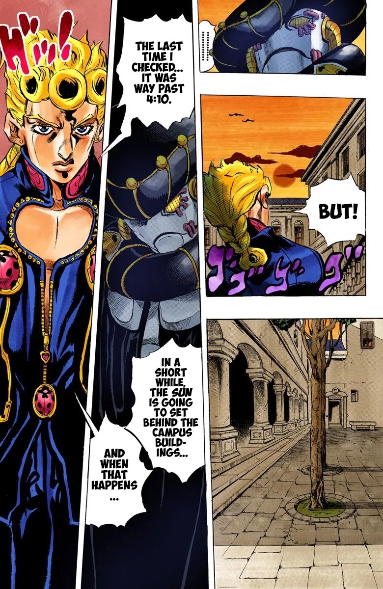 JoJo's Bizarre Adventure Part 5 - Vento Aureo (Official Colored) Chapter 13 page 20 - Chapter 13: Entering the Gang Part 3