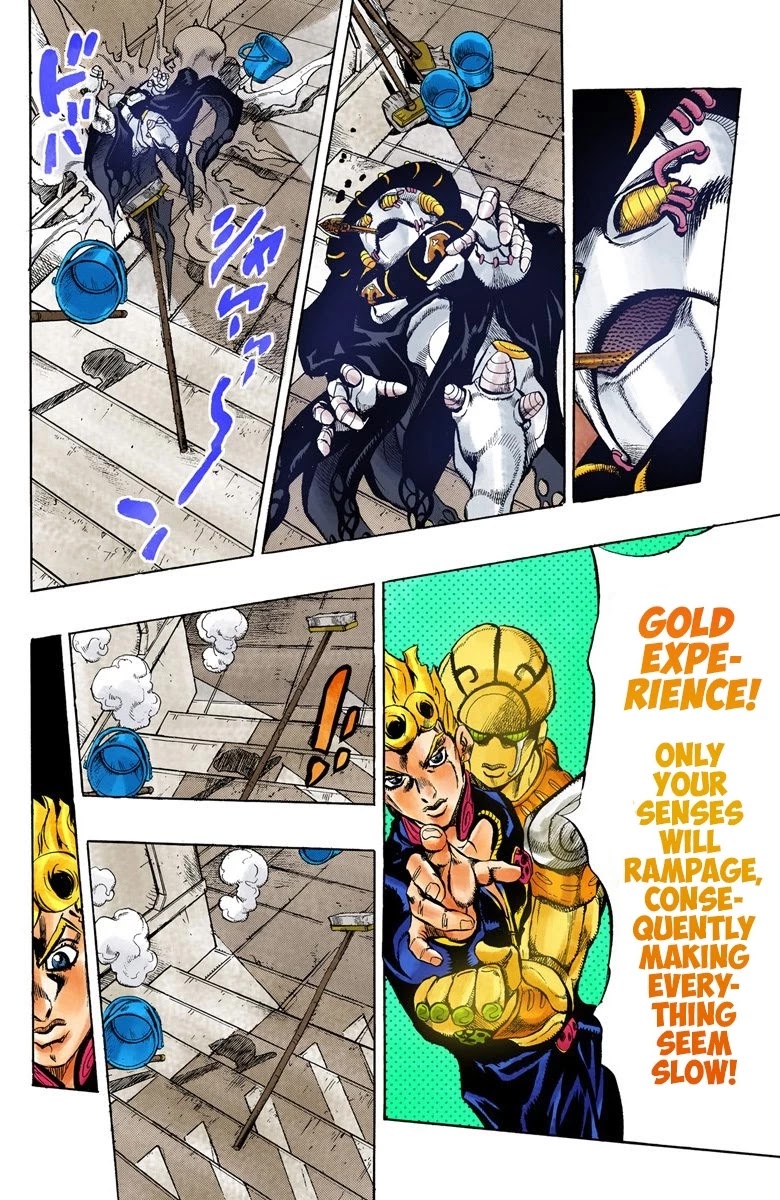 JoJo's Bizarre Adventure Part 5 - Vento Aureo (Official Colored) Chapter 13 page 9 - Chapter 13: Entering the Gang Part 3