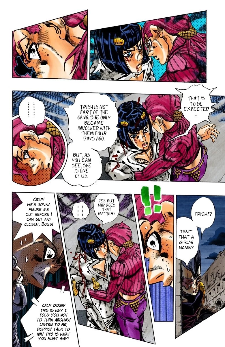 JoJo's Bizarre Adventure Part 5 - Vento Aureo (Official Colored) Chapter 130 page 10 - Chapter 130: A Story Of The Recent Past