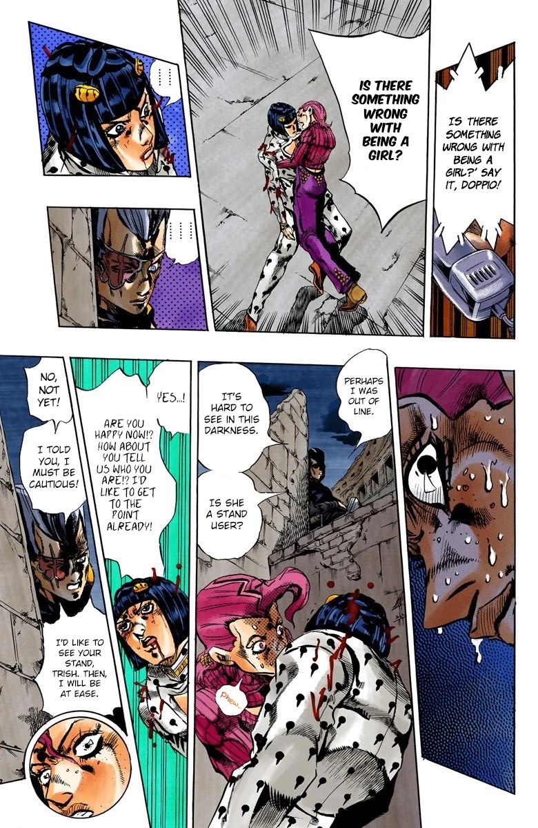 JoJo's Bizarre Adventure Part 5 - Vento Aureo (Official Colored) Chapter 130 page 11 - Chapter 130: A Story Of The Recent Past