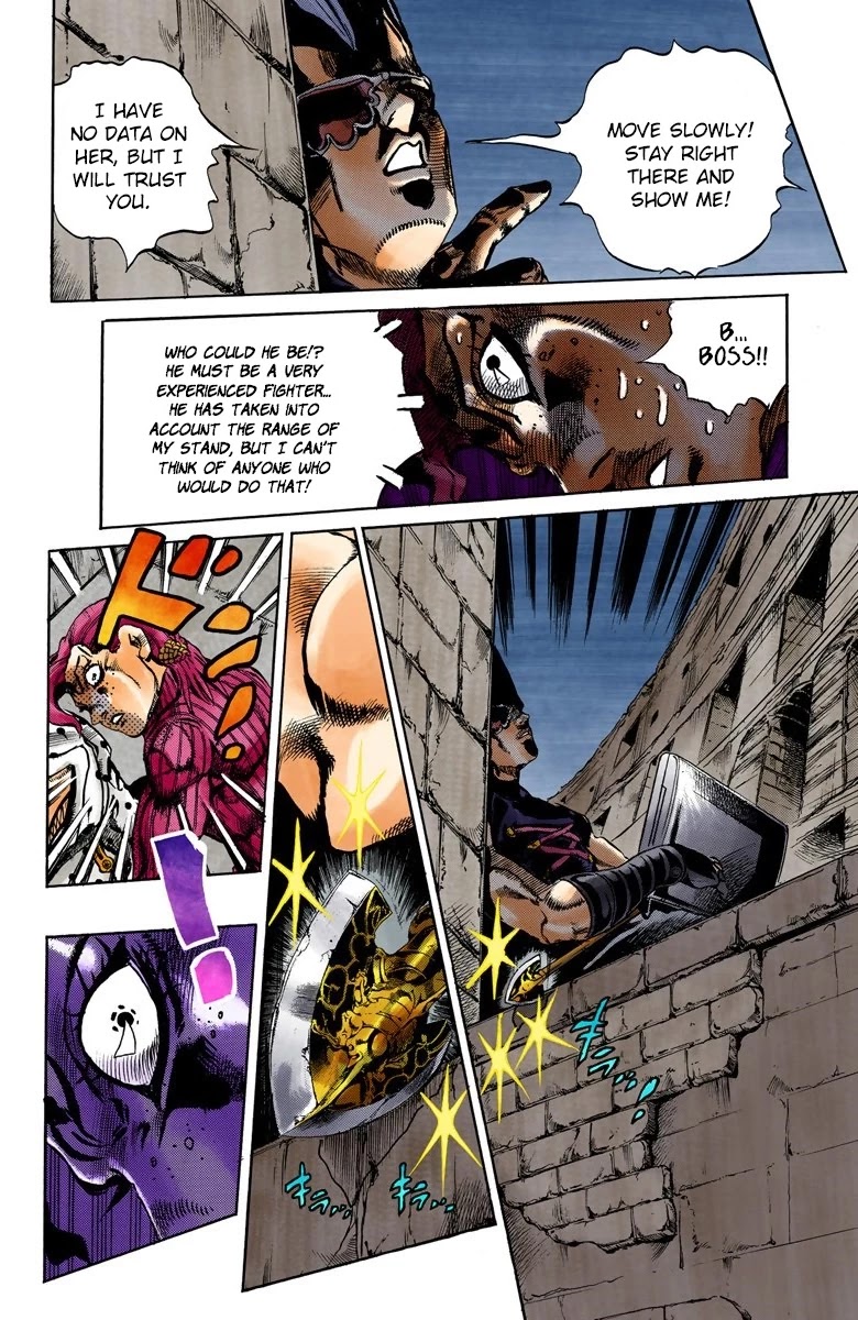 JoJo's Bizarre Adventure Part 5 - Vento Aureo (Official Colored) Chapter 130 page 12 - Chapter 130: A Story Of The Recent Past