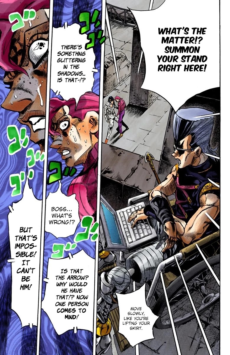 JoJo's Bizarre Adventure Part 5 - Vento Aureo (Official Colored) Chapter 130 page 13 - Chapter 130: A Story Of The Recent Past