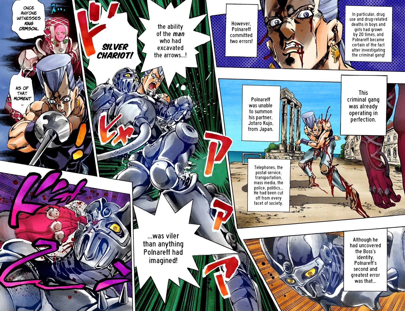 JoJo's Bizarre Adventure Part 5 - Vento Aureo (Official Colored) Chapter 130 page 16 - Chapter 130: A Story Of The Recent Past
