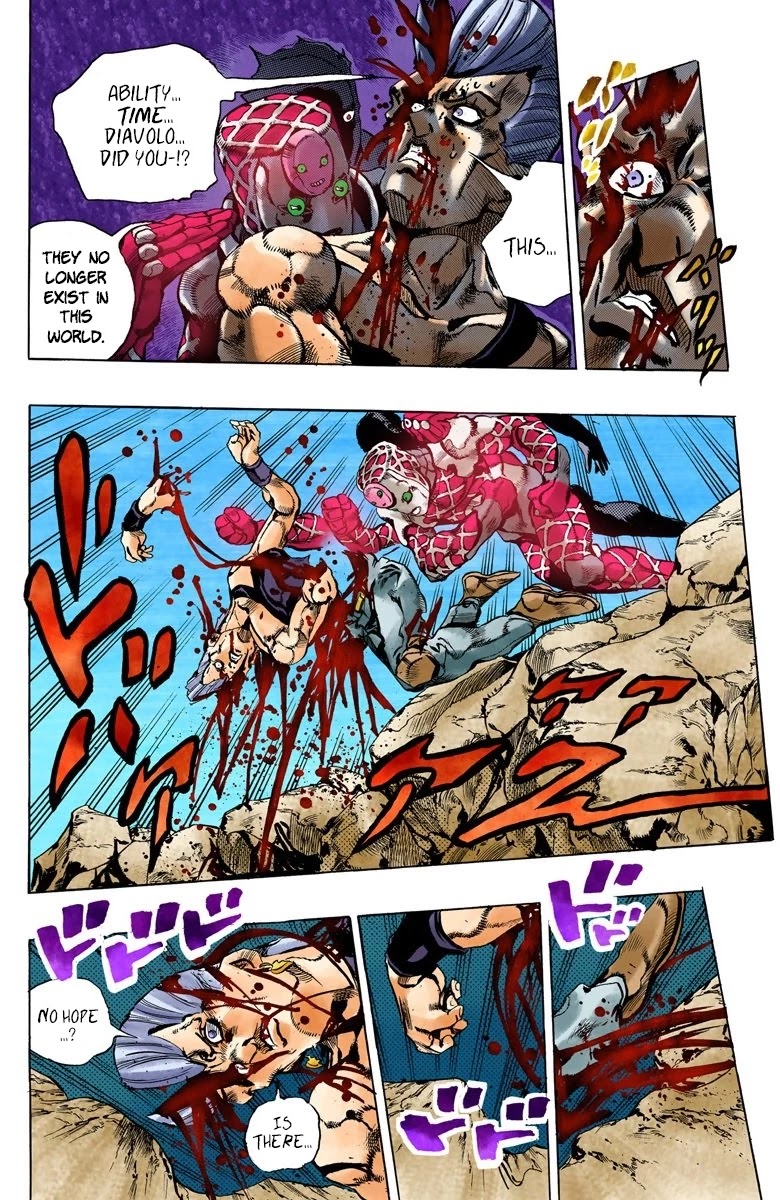 JoJo's Bizarre Adventure Part 5 - Vento Aureo (Official Colored) Chapter 130 page 17 - Chapter 130: A Story Of The Recent Past
