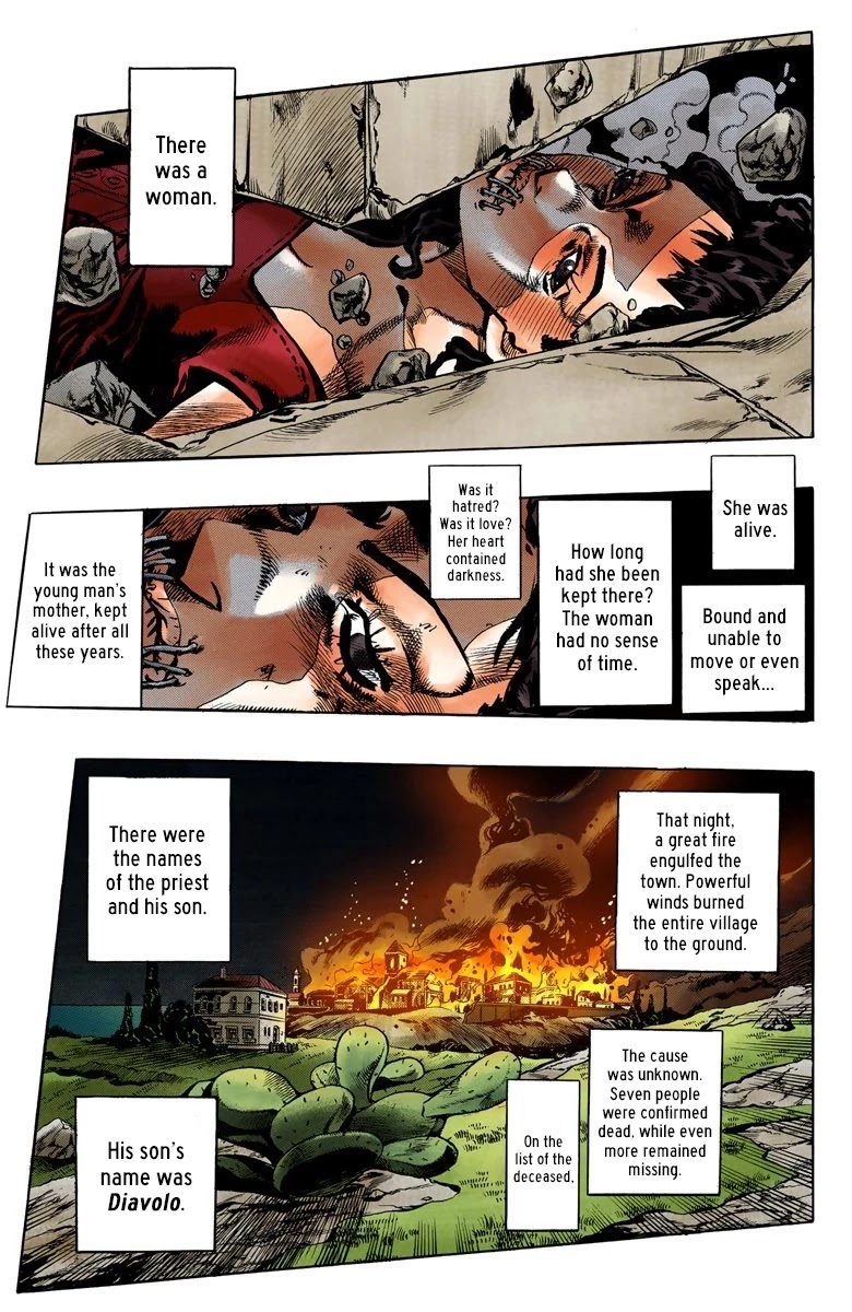 JoJo's Bizarre Adventure Part 5 - Vento Aureo (Official Colored) Chapter 130 page 4 - Chapter 130: A Story Of The Recent Past