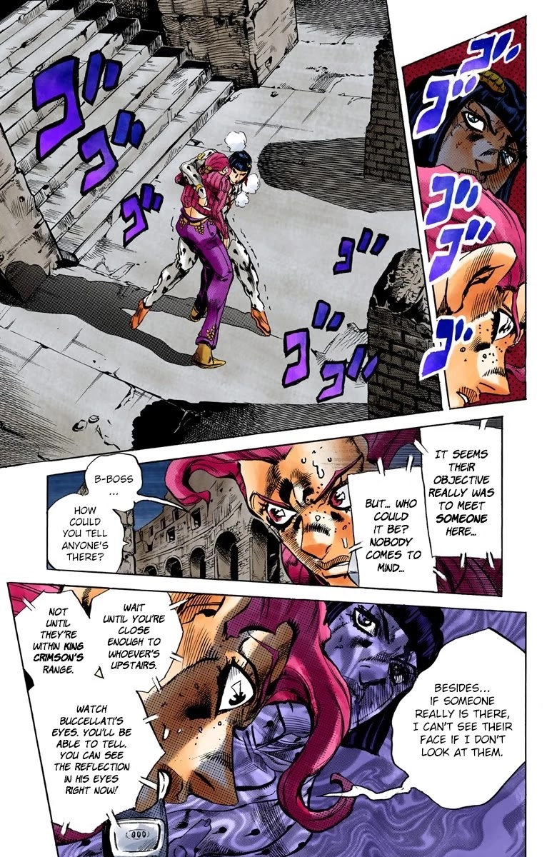 JoJo's Bizarre Adventure Part 5 - Vento Aureo (Official Colored) Chapter 130 page 7 - Chapter 130: A Story Of The Recent Past