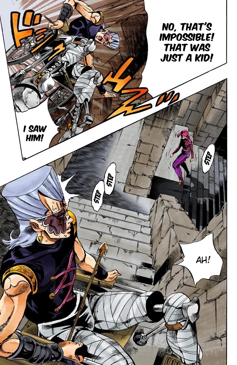 JoJo's Bizarre Adventure Part 5 - Vento Aureo (Official Colored) Chapter 131 page 5 - Chapter 131: His Name Is Diavolo Part 2
