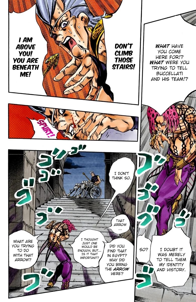 JoJo's Bizarre Adventure Part 5 - Vento Aureo (Official Colored) Chapter 131 page 9 - Chapter 131: His Name Is Diavolo Part 2