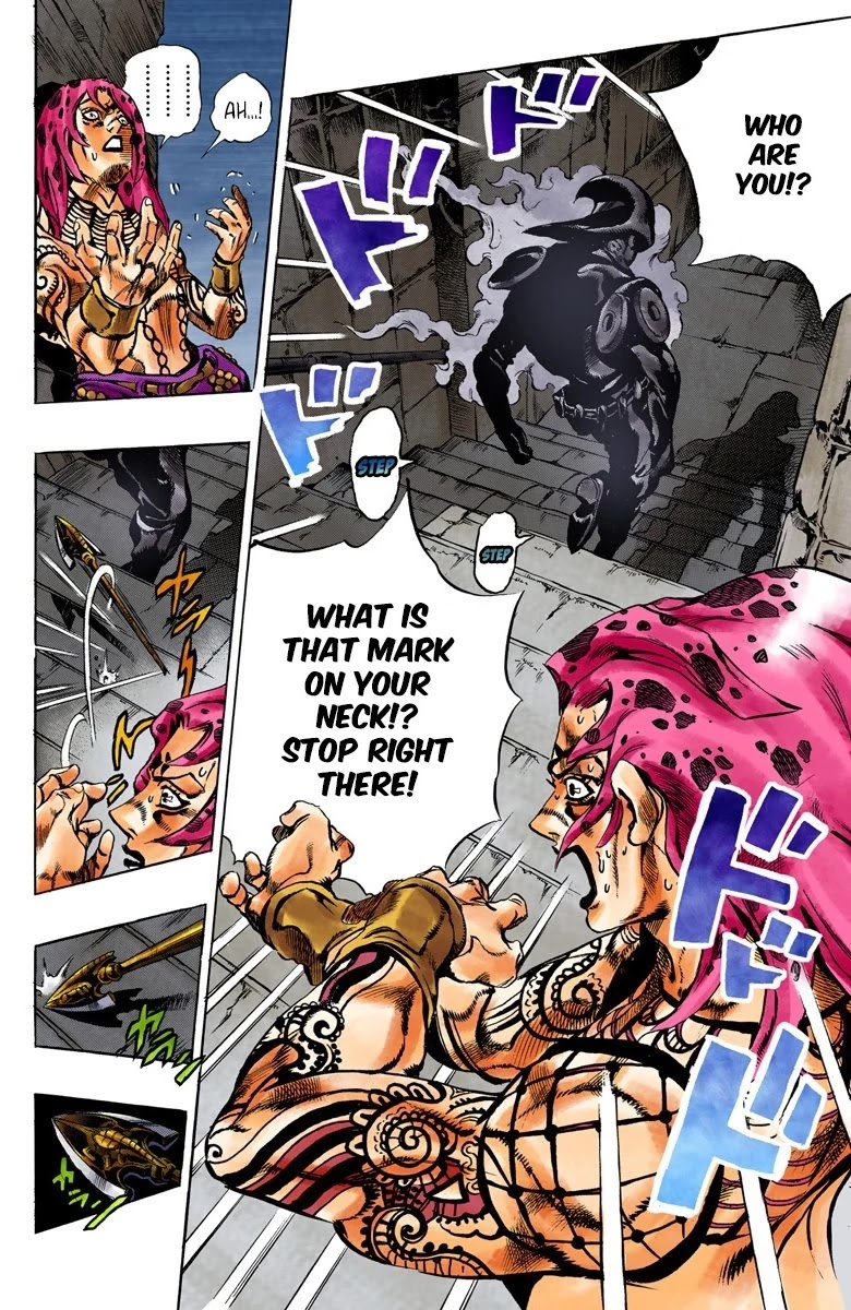 JoJo's Bizarre Adventure Part 5 - Vento Aureo (Official Colored) Chapter 132 page 15 - Chapter 132: What Lies Beyond The Arrow