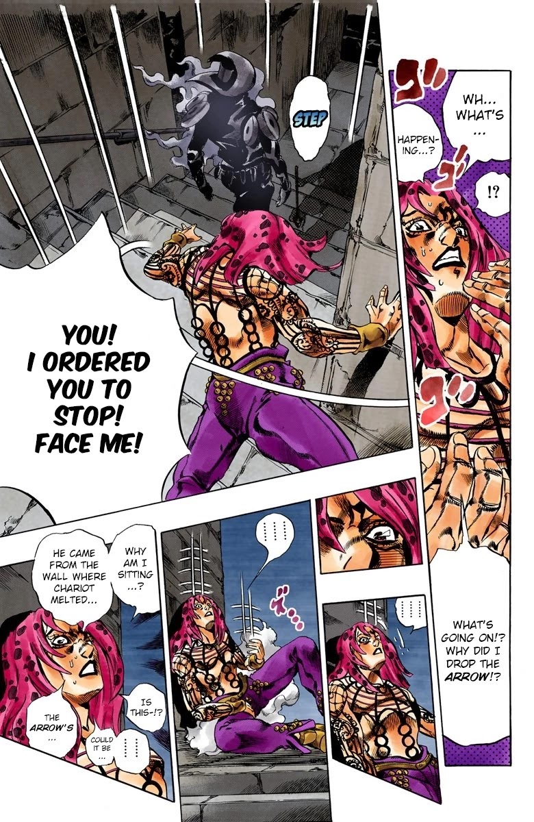 JoJo's Bizarre Adventure Part 5 - Vento Aureo (Official Colored) Chapter 132 page 16 - Chapter 132: What Lies Beyond The Arrow