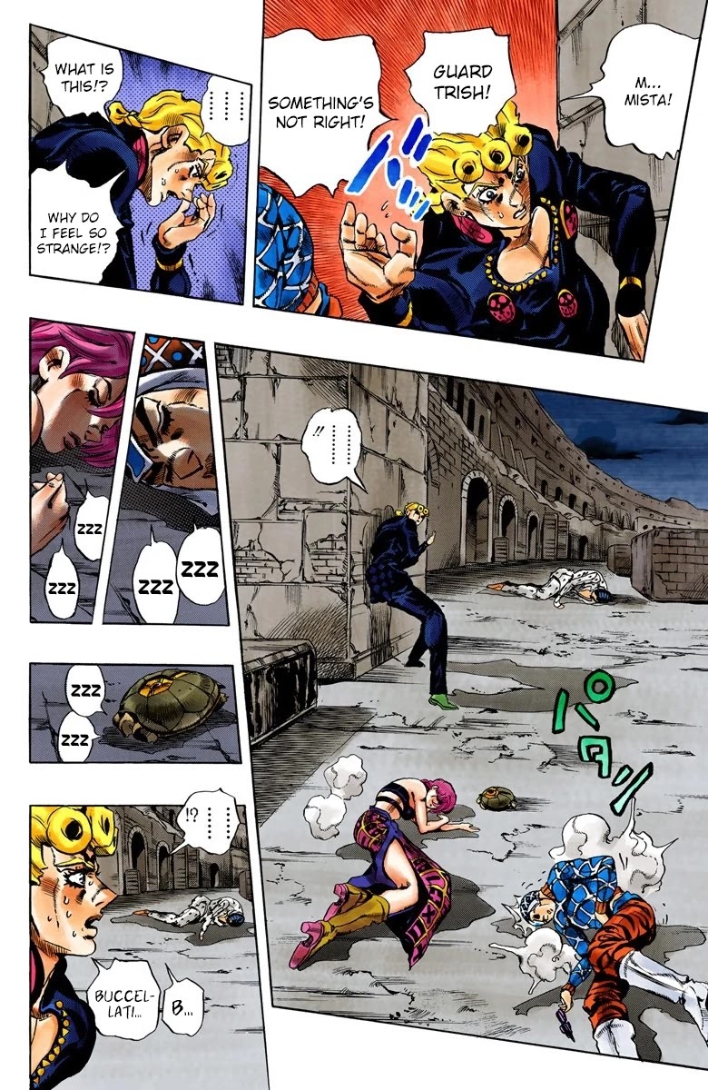 JoJo's Bizarre Adventure Part 5 - Vento Aureo (Official Colored) Chapter 132 page 17 - Chapter 132: What Lies Beyond The Arrow