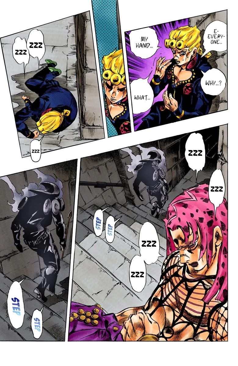 JoJo's Bizarre Adventure Part 5 - Vento Aureo (Official Colored) Chapter 132 page 18 - Chapter 132: What Lies Beyond The Arrow