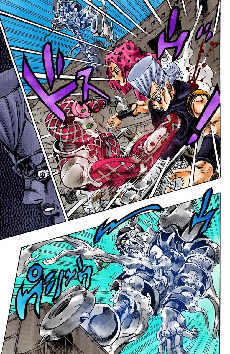 JoJo's Bizarre Adventure Part 5 - Vento Aureo (Official Colored) Chapter 132 page 5 - Chapter 132: What Lies Beyond The Arrow