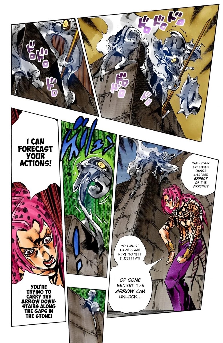 JoJo's Bizarre Adventure Part 5 - Vento Aureo (Official Colored) Chapter 132 page 6 - Chapter 132: What Lies Beyond The Arrow