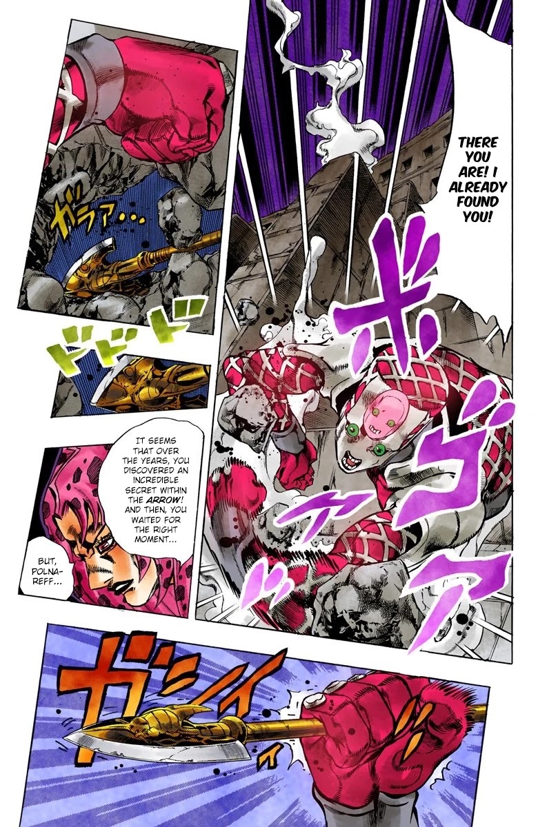 JoJo's Bizarre Adventure Part 5 - Vento Aureo (Official Colored) Chapter 132 page 7 - Chapter 132: What Lies Beyond The Arrow
