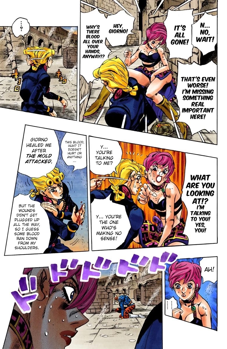 JoJo's Bizarre Adventure Part 5 - Vento Aureo (Official Colored) Chapter 133 page 16 - Chapter 133: The Requiem Plays Quietly Part 1