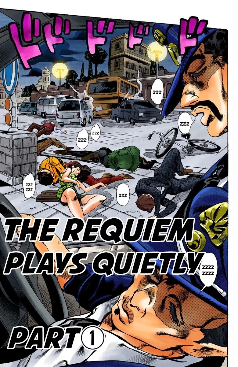 JoJo's Bizarre Adventure Part 5 - Vento Aureo (Official Colored) Chapter 133 page 5 - Chapter 133: The Requiem Plays Quietly Part 1