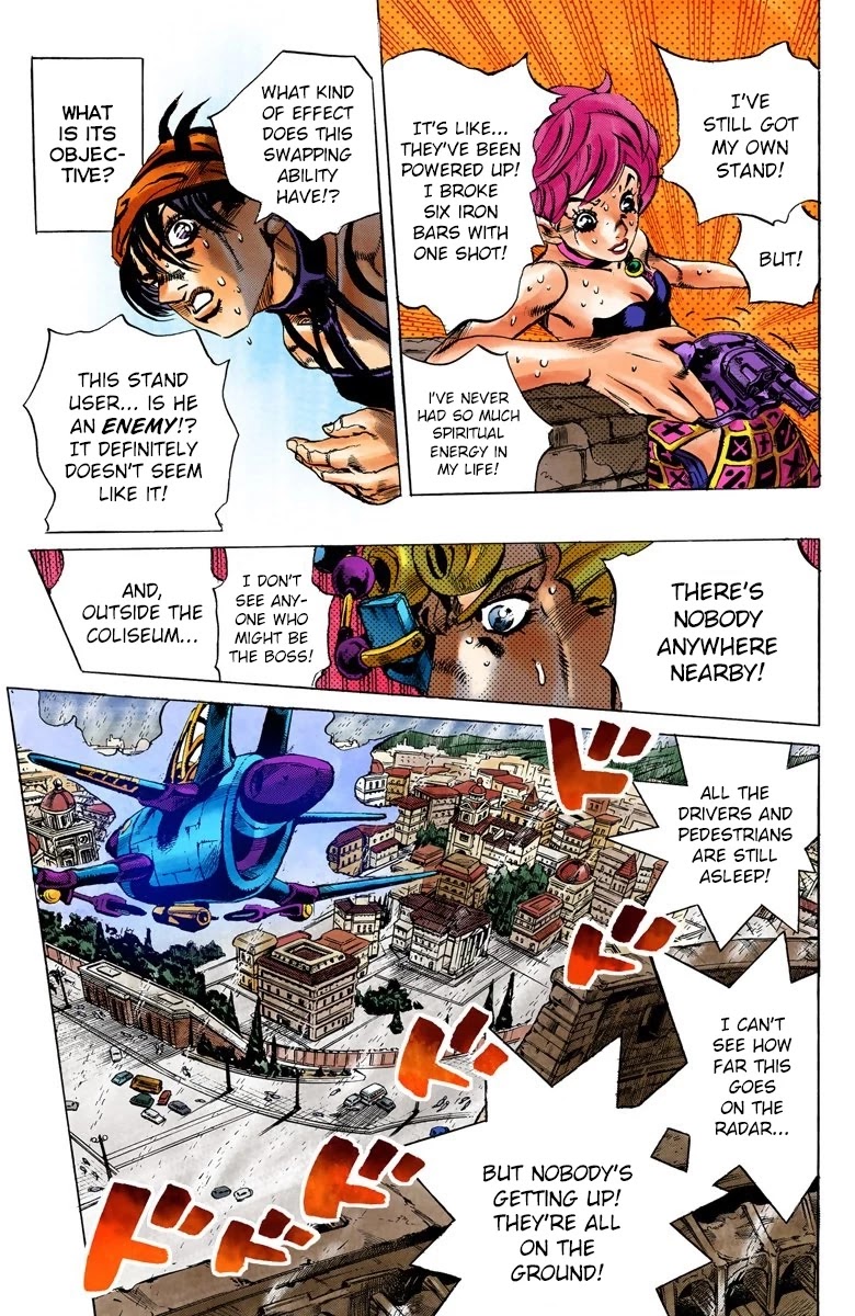 JoJo's Bizarre Adventure Part 5 - Vento Aureo (Official Colored) Chapter 134 page 12 - Chapter 134: The Requiem Plays Quietly Part 2