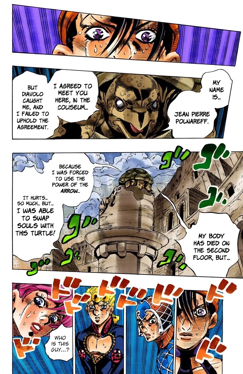 JoJo's Bizarre Adventure Part 5 - Vento Aureo (Official Colored) Chapter 134 page 17 - Chapter 134: The Requiem Plays Quietly Part 2