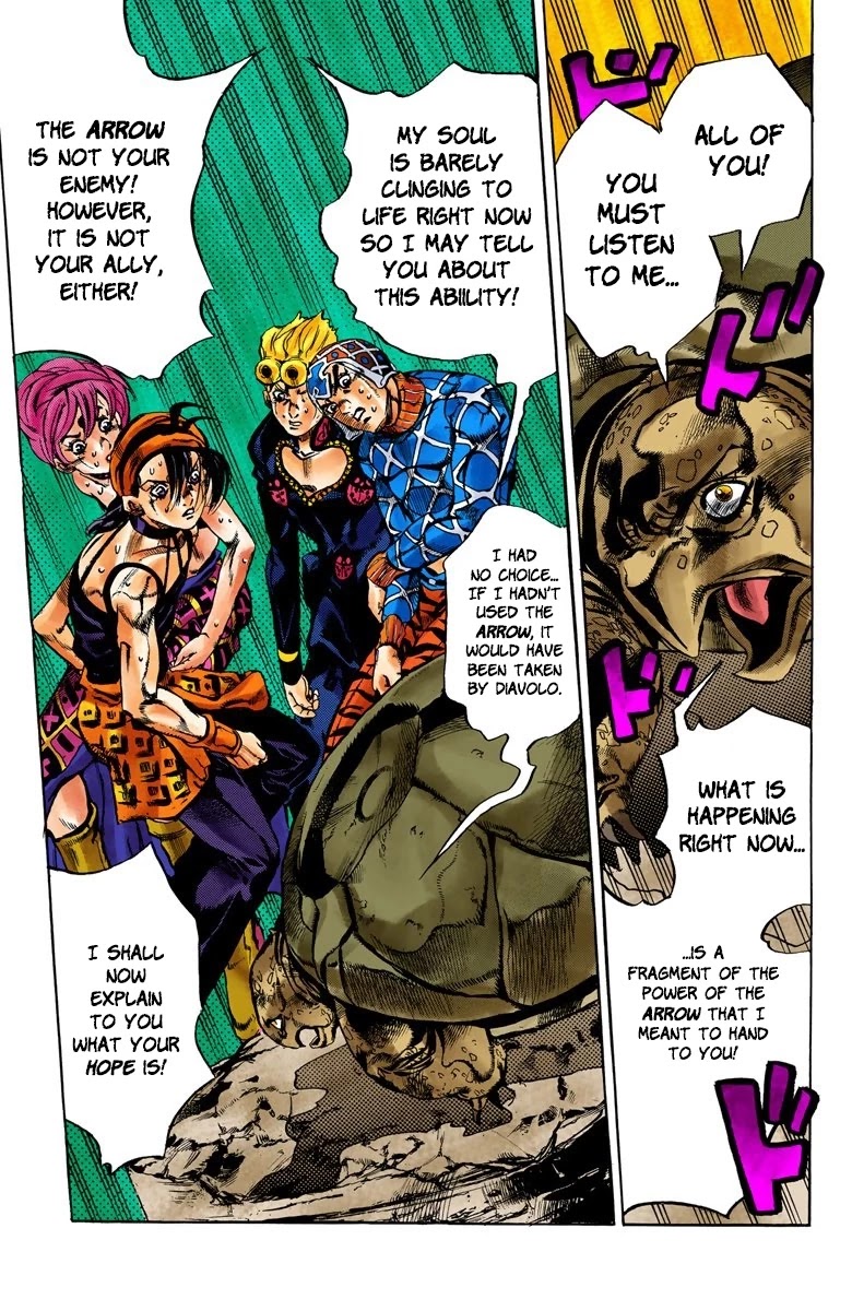 JoJo's Bizarre Adventure Part 5 - Vento Aureo (Official Colored) Chapter 134 page 18 - Chapter 134: The Requiem Plays Quietly Part 2