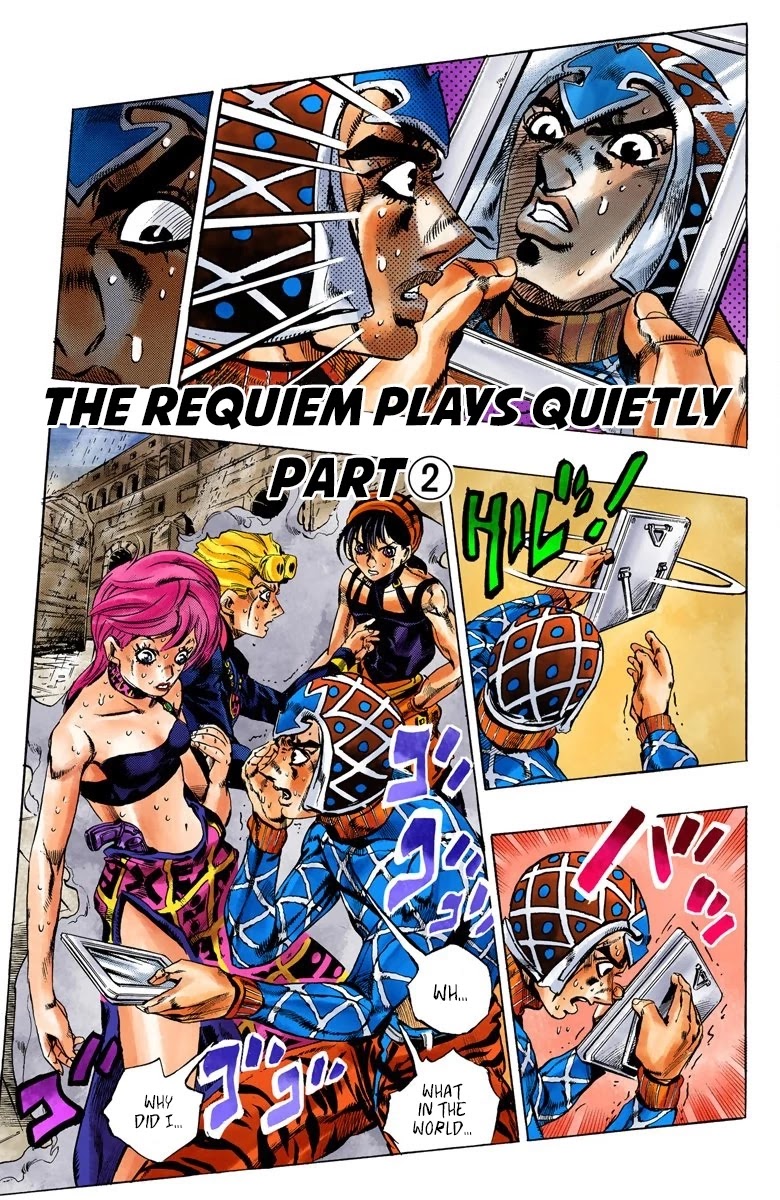 JoJo's Bizarre Adventure Part 5 - Vento Aureo (Official Colored) Chapter 134 page 2 - Chapter 134: The Requiem Plays Quietly Part 2