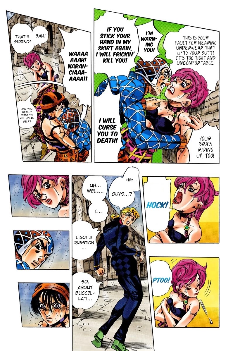 JoJo's Bizarre Adventure Part 5 - Vento Aureo (Official Colored) Chapter 134 page 5 - Chapter 134: The Requiem Plays Quietly Part 2
