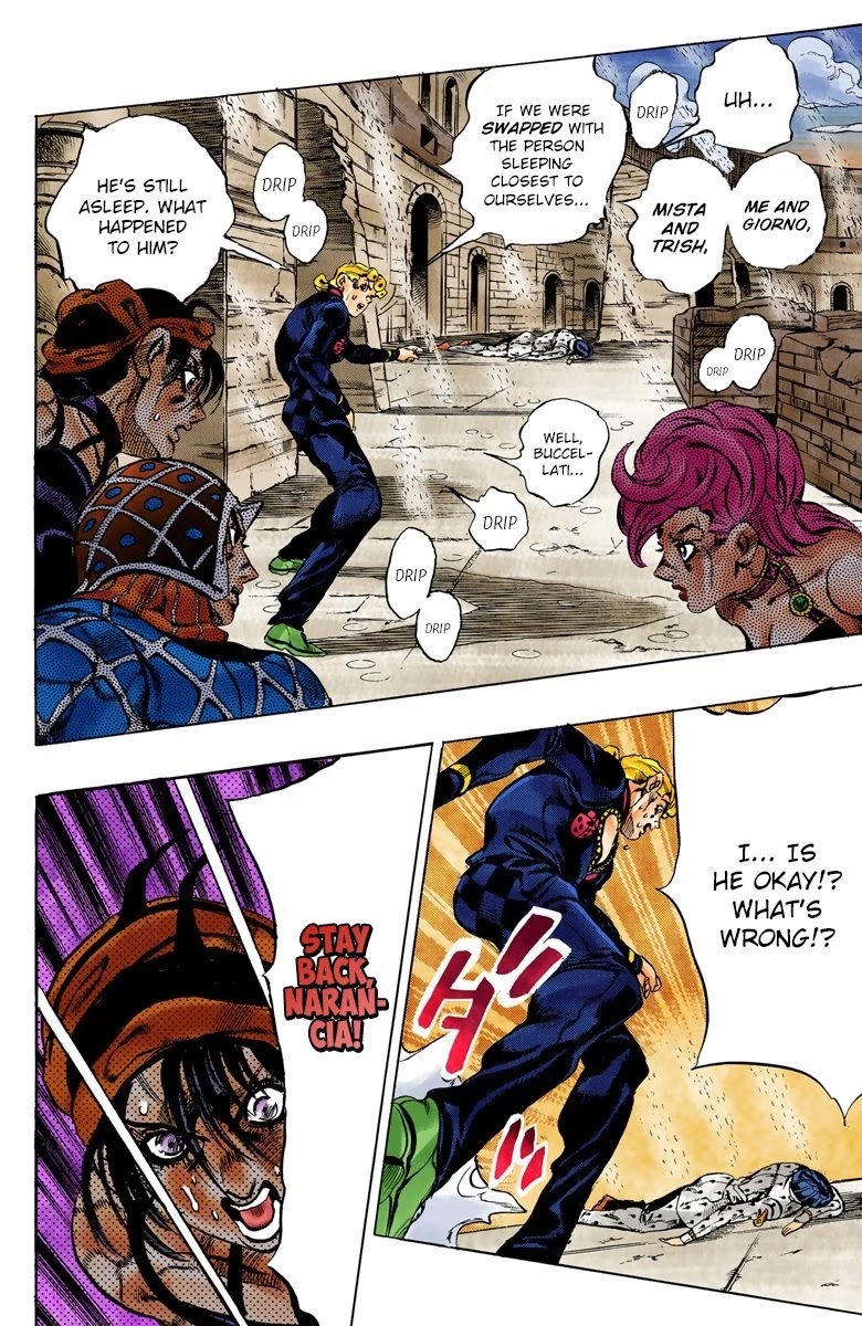 JoJo's Bizarre Adventure Part 5 - Vento Aureo (Official Colored) Chapter 134 page 6 - Chapter 134: The Requiem Plays Quietly Part 2