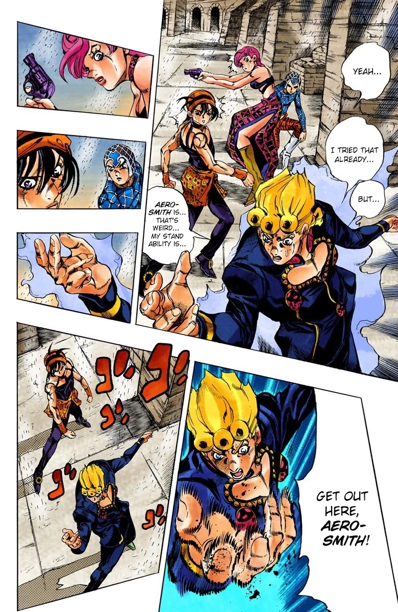 JoJo's Bizarre Adventure Part 5 - Vento Aureo (Official Colored) Chapter 134 page 8 - Chapter 134: The Requiem Plays Quietly Part 2