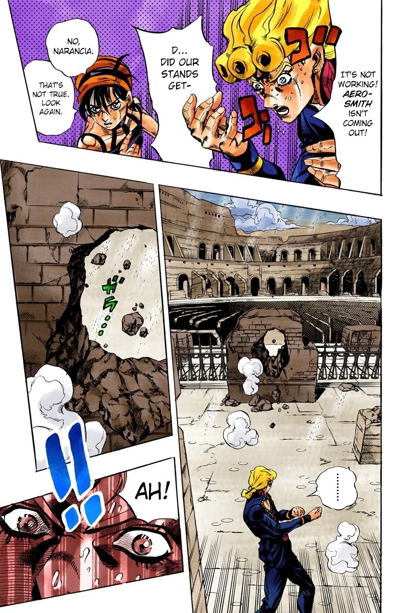 JoJo's Bizarre Adventure Part 5 - Vento Aureo (Official Colored) Chapter 134 page 9 - Chapter 134: The Requiem Plays Quietly Part 2