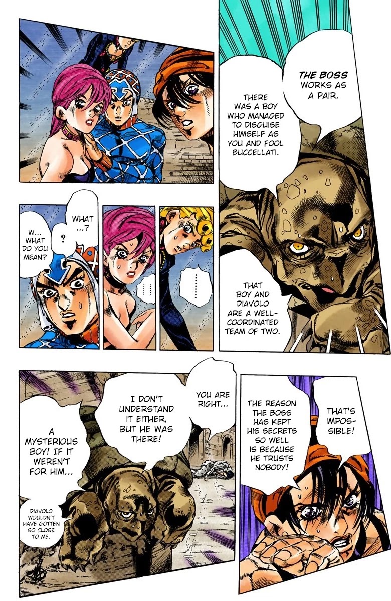 JoJo's Bizarre Adventure Part 5 - Vento Aureo (Official Colored) Chapter 135 page 10 - Chapter 135: The Requiem Plays Quietly Part 3