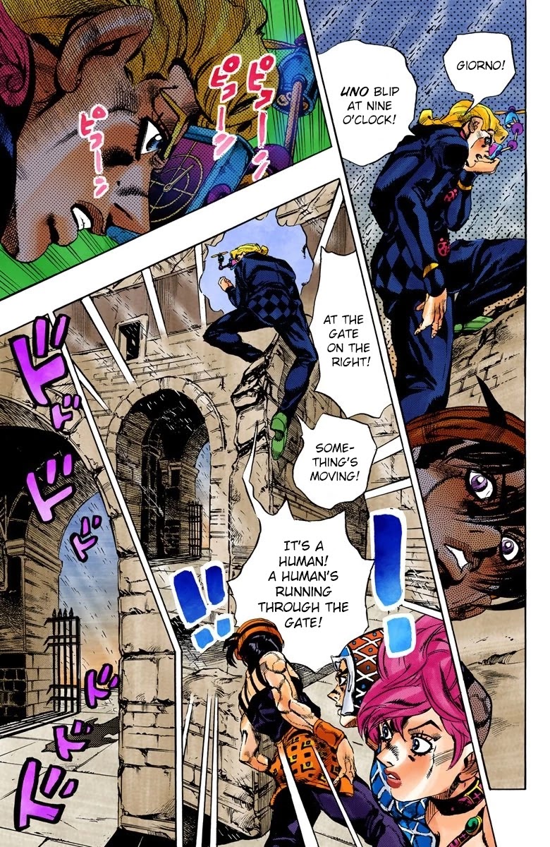 JoJo's Bizarre Adventure Part 5 - Vento Aureo (Official Colored) Chapter 135 page 11 - Chapter 135: The Requiem Plays Quietly Part 3