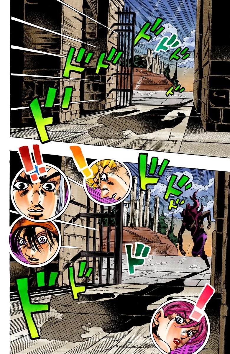 JoJo's Bizarre Adventure Part 5 - Vento Aureo (Official Colored) Chapter 135 page 12 - Chapter 135: The Requiem Plays Quietly Part 3