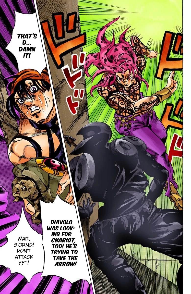 JoJo's Bizarre Adventure Part 5 - Vento Aureo (Official Colored) Chapter 135 page 17 - Chapter 135: The Requiem Plays Quietly Part 3