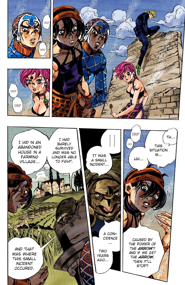 JoJo's Bizarre Adventure Part 5 - Vento Aureo (Official Colored) Chapter 135 page 4 - Chapter 135: The Requiem Plays Quietly Part 3