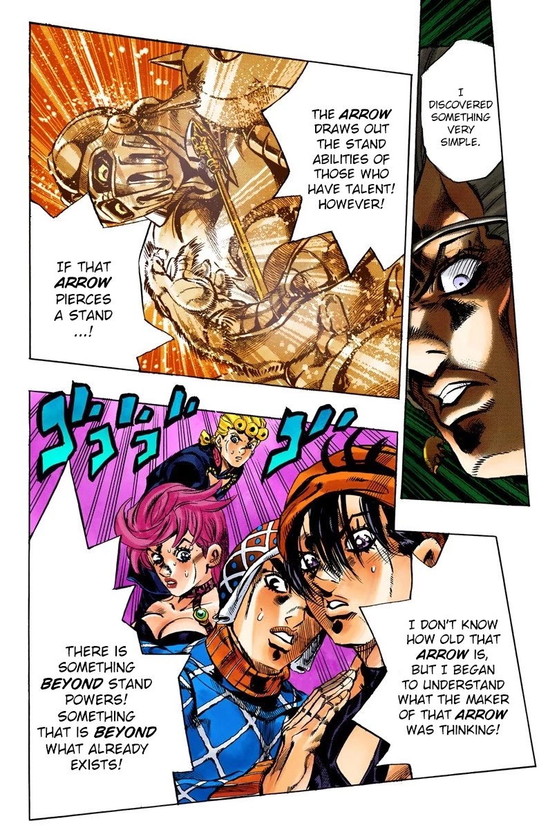 JoJo's Bizarre Adventure Part 5 - Vento Aureo (Official Colored) Chapter 135 page 6 - Chapter 135: The Requiem Plays Quietly Part 3