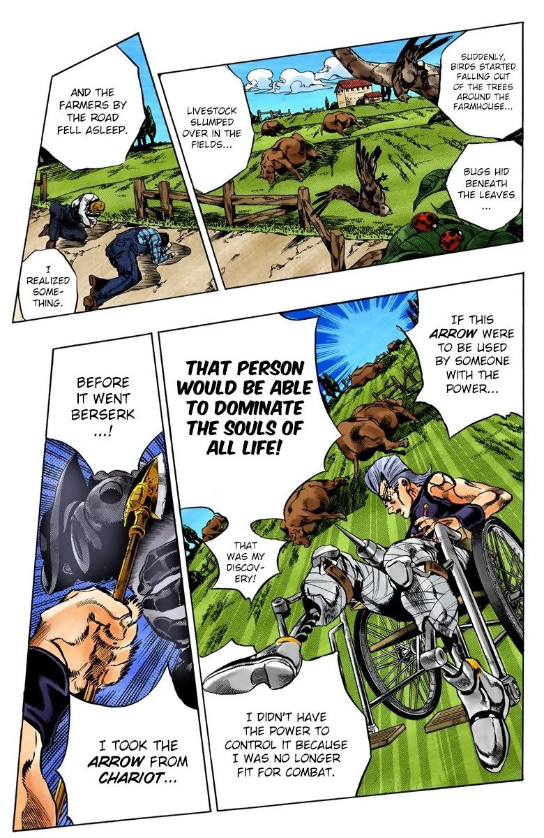 JoJo's Bizarre Adventure Part 5 - Vento Aureo (Official Colored) Chapter 135 page 7 - Chapter 135: The Requiem Plays Quietly Part 3