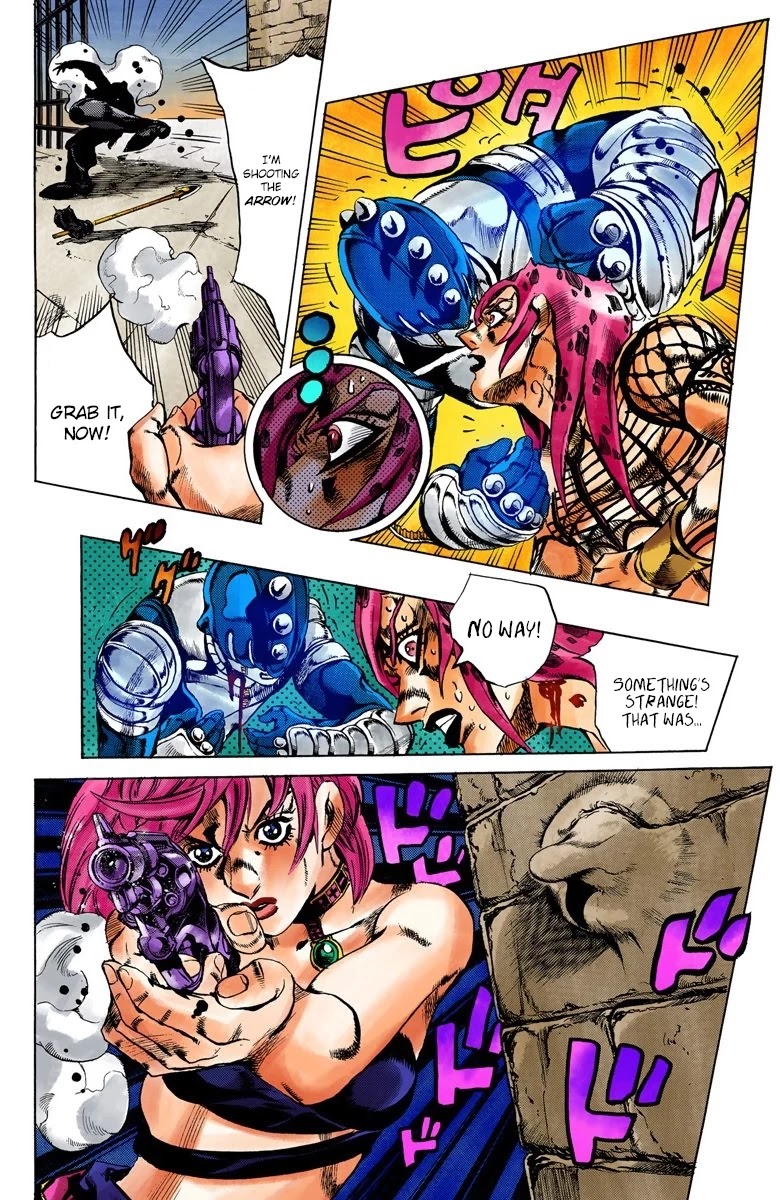 JoJo's Bizarre Adventure Part 5 - Vento Aureo (Official Colored) Chapter 136 page 12 - Chapter 136: The Requiem Plays Quietly Part 4