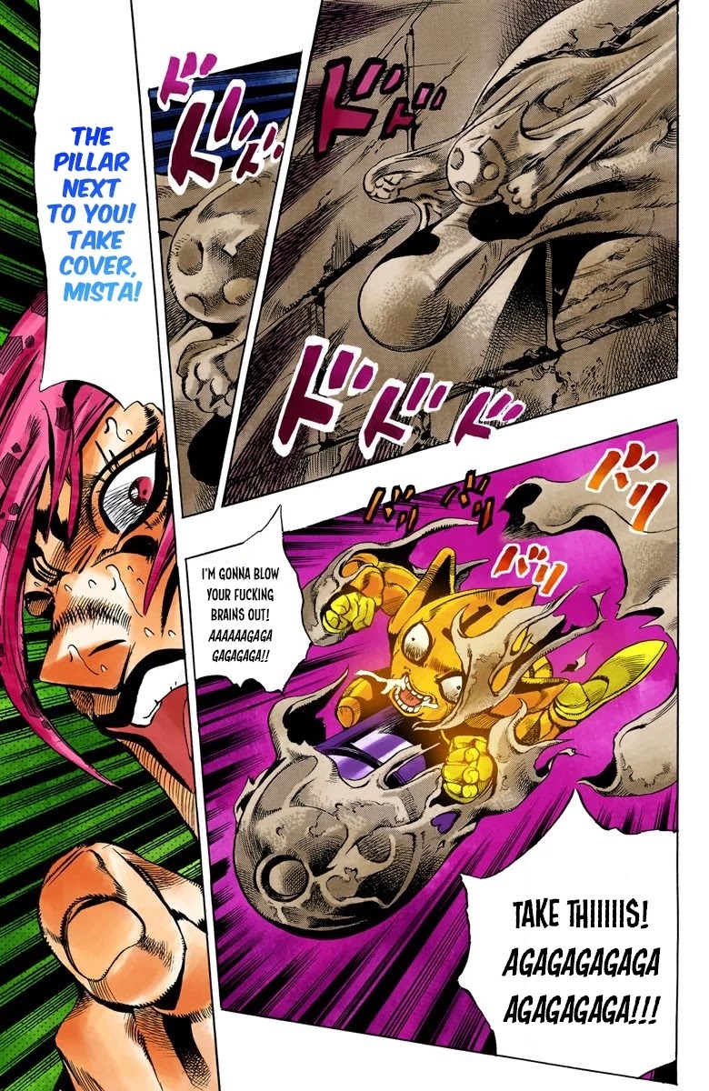 JoJo's Bizarre Adventure Part 5 - Vento Aureo (Official Colored) Chapter 136 page 13 - Chapter 136: The Requiem Plays Quietly Part 4