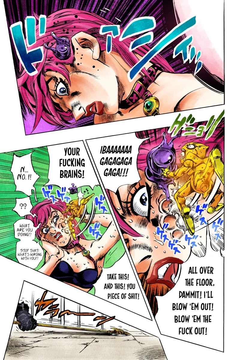JoJo's Bizarre Adventure Part 5 - Vento Aureo (Official Colored) Chapter 136 page 15 - Chapter 136: The Requiem Plays Quietly Part 4