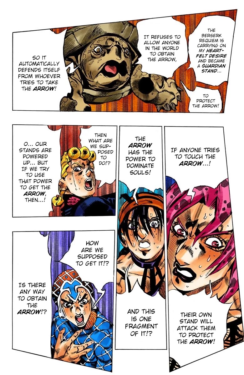JoJo's Bizarre Adventure Part 5 - Vento Aureo (Official Colored) Chapter 136 page 18 - Chapter 136: The Requiem Plays Quietly Part 4
